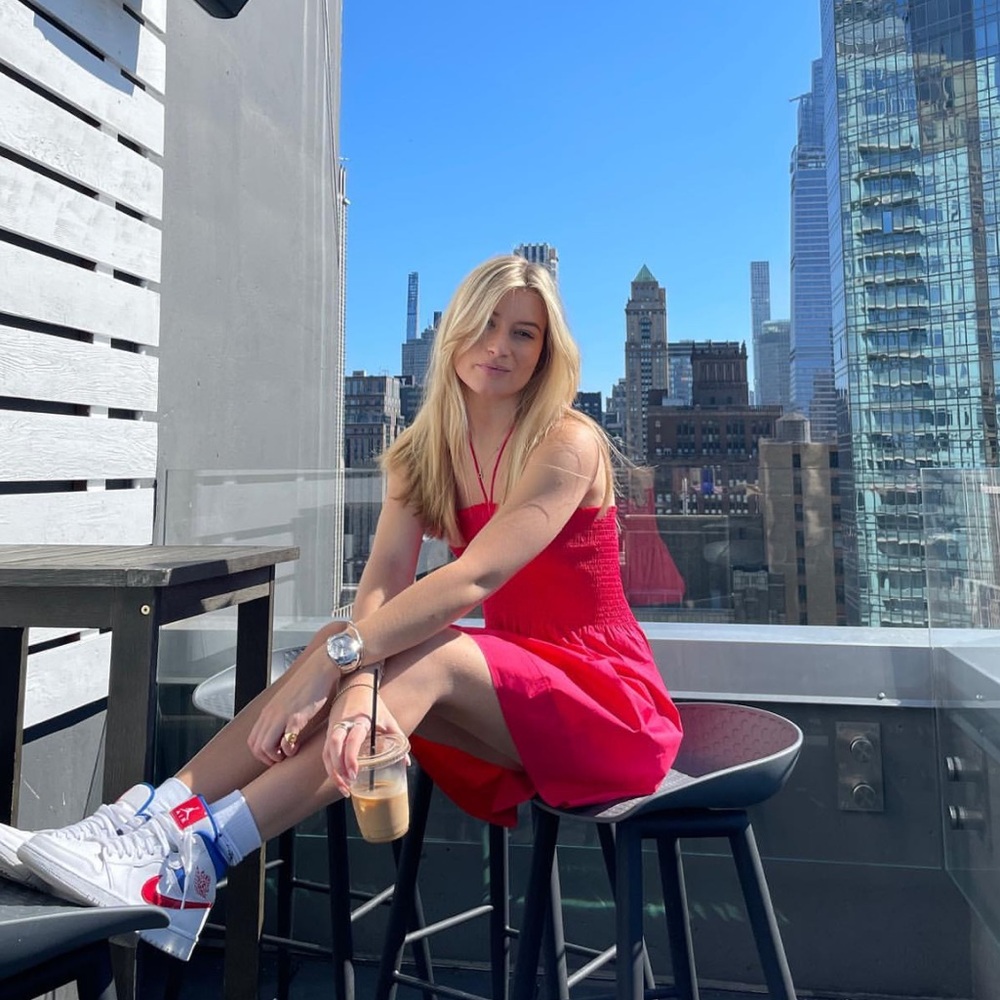 Hill House Red Roxie dress NWT sz S